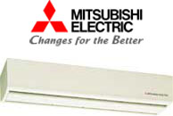 MITSUBISHI ELECTRIC AIR CURTAINS Residential & Light GK-3009AS1-CE  Top Inlet - 900mm